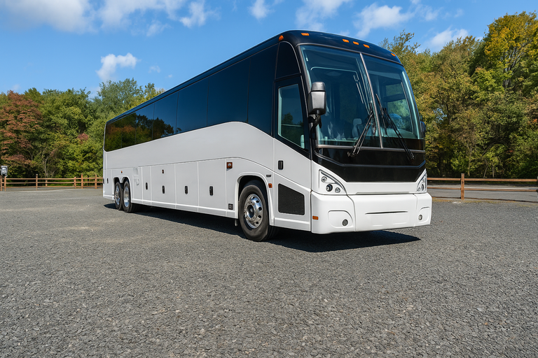 Long Island Coach Bus Service 56 Passenger Coach Bus