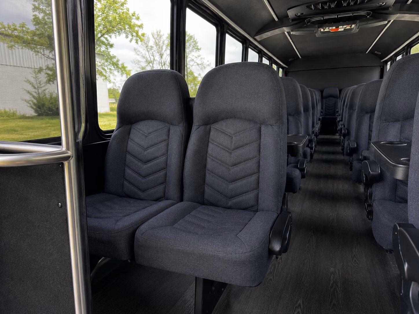 long island 20 passenger minibus interior