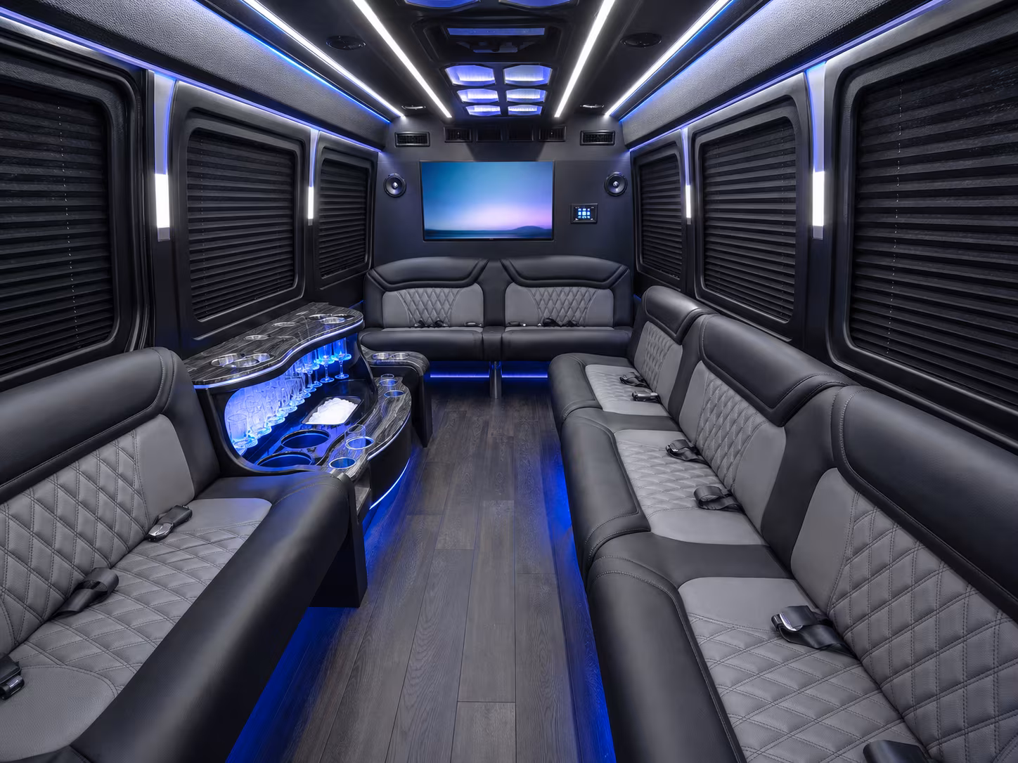 long island 28 passenger party bus