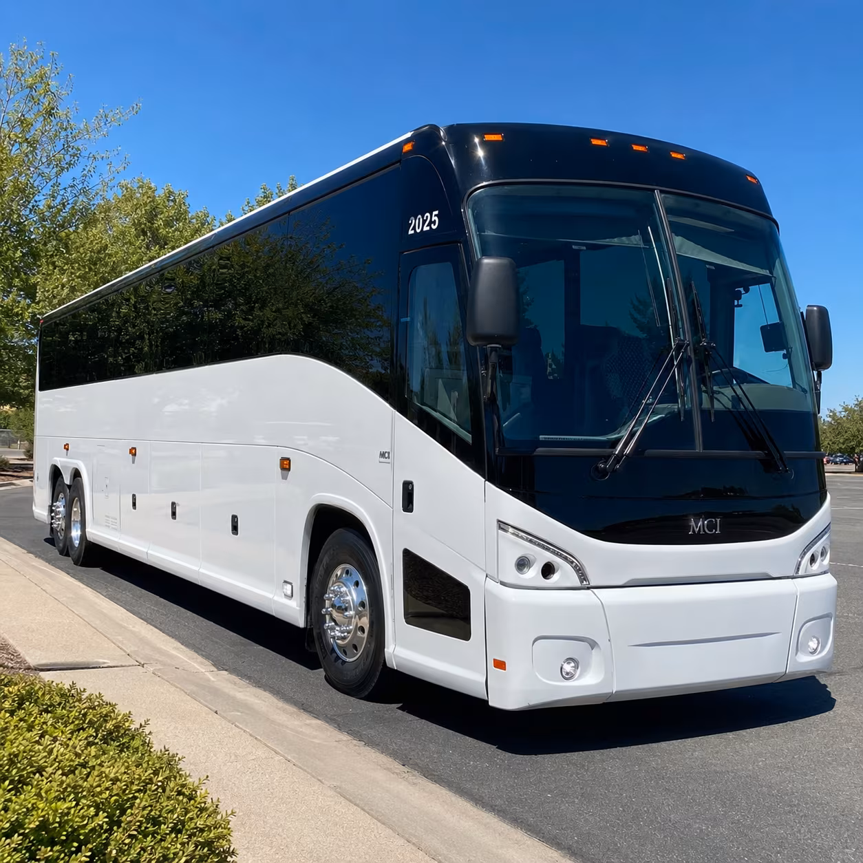 long island 56 passenger charter bus