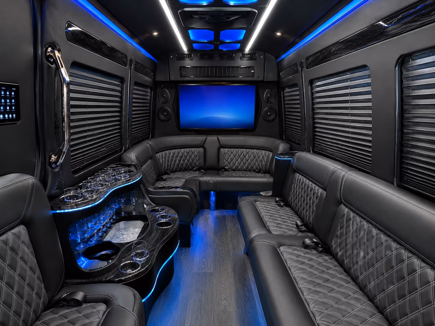 long island sprinter limousine interior