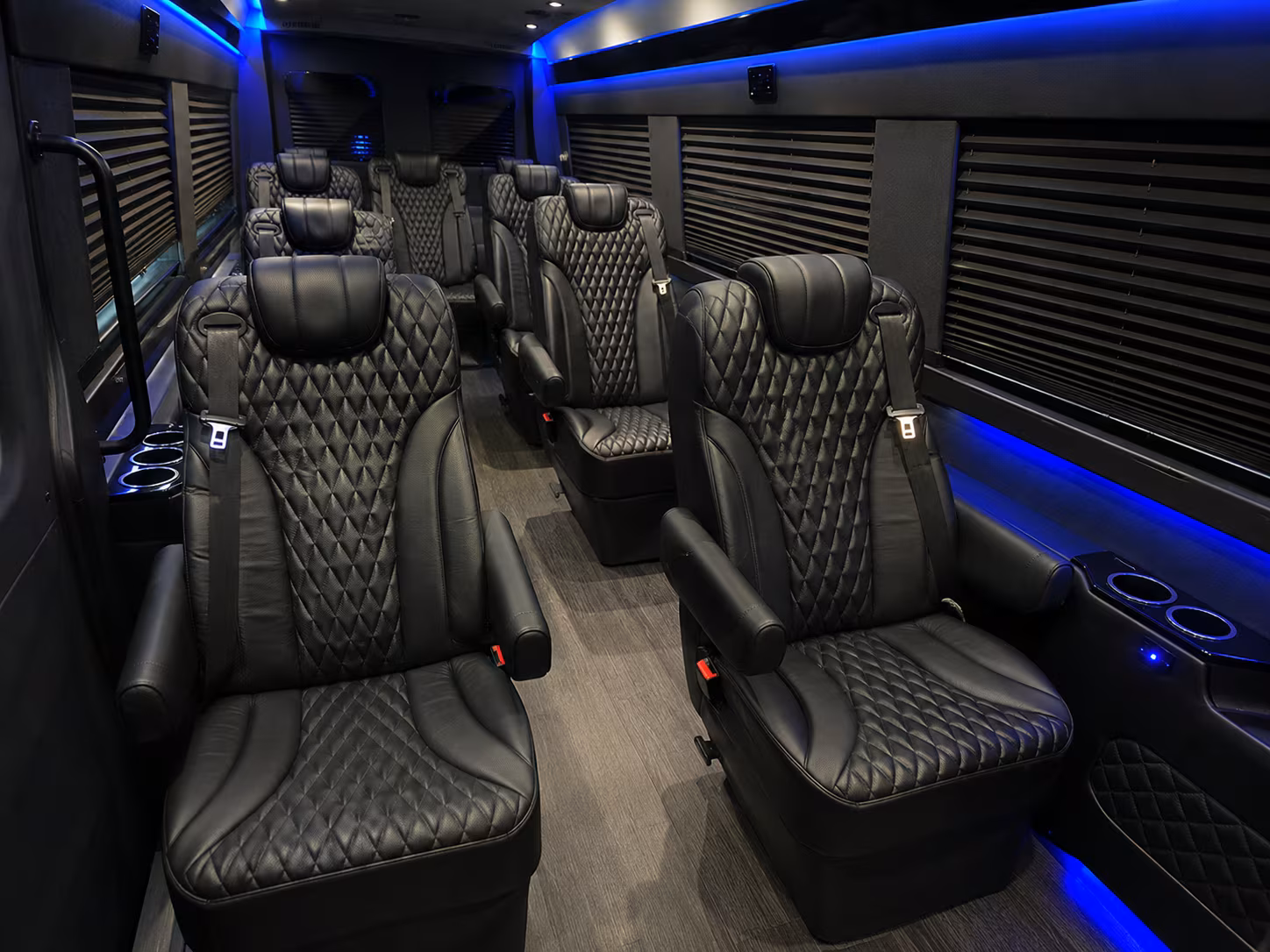 long island sprinter van with driver interior